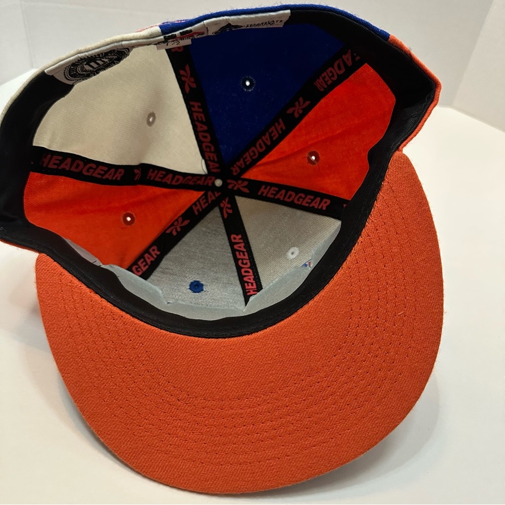 Headgear Morgan State Bears College Wool Hat Blue/Orange HBCU NCAA Football NOS - Picture 5 of 8